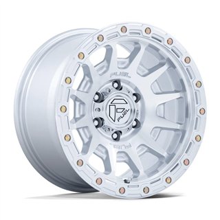 Fuel Off-Road | FC884 FORTRESS 18x9.0 ET1 - GLOSS SILVER W/ MACHINED FACE