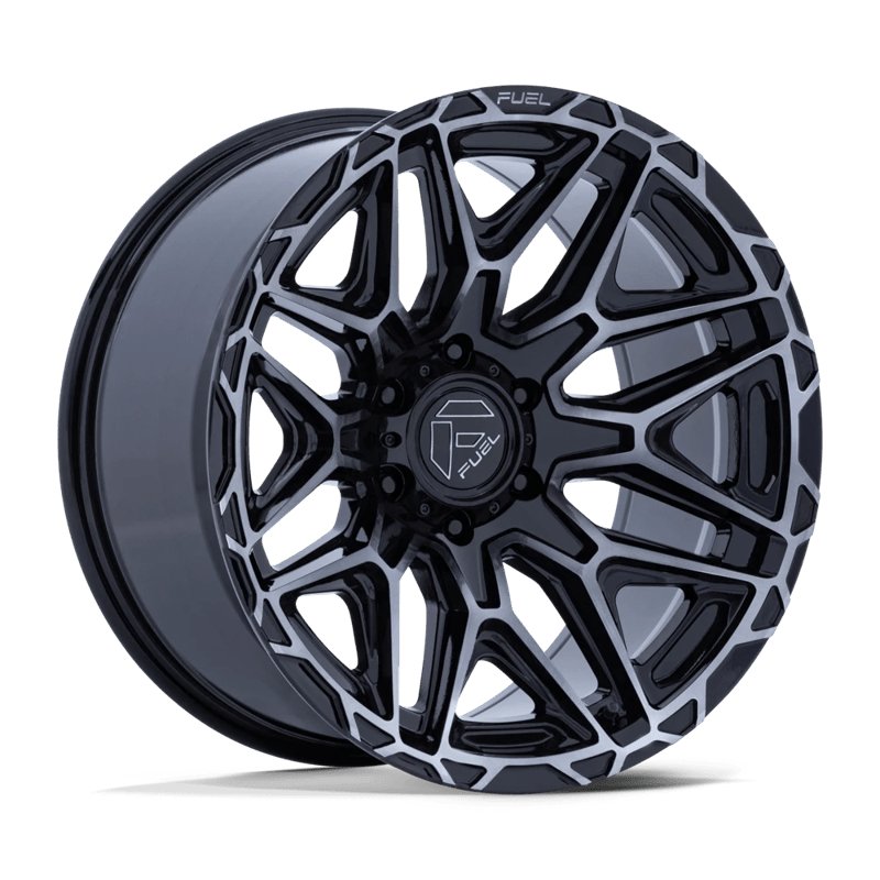 Fuel Off-Road | FC885 INJECTOR 20x10.0 ET-18 - GLOSS BLACK MACHINED FACE W/ DARK TINT