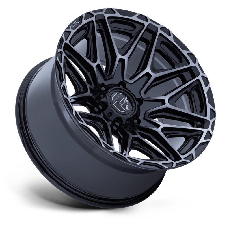 Fuel Off-Road | FC885 INJECTOR 20x9.0 ET1 - GLOSS BLACK MACHINED FACE W/ DARK TINT