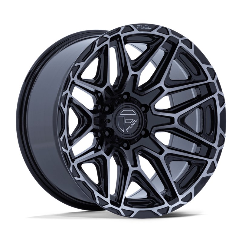 Fuel Off-Road | FC885 INJECTOR 20x9.0 ET1 - GLOSS BLACK MACHINED FACE W/ DARK TINT