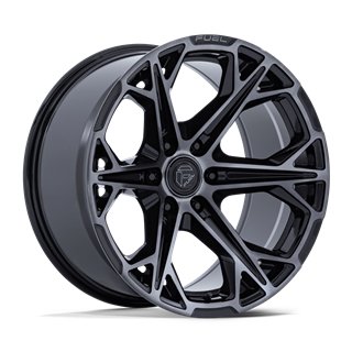 Fuel Off-Road | FC886 HAMMERHEAD 22x10.0 ET-18 - GLOSS BLACK DARK TINTED CLEAR