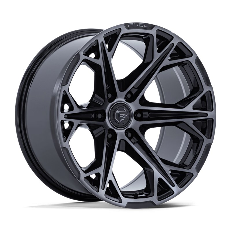 Fuel Off-Road | FC886 HAMMERHEAD 22x10.0 ET-18 - GLOSS BLACK DARK TINTED CLEAR