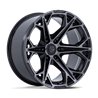 Fuel Off-Road | FC886 HAMMERHEAD 22x10.0 ET-18 - GLOSS BLACK DARK TINTED CLEAR