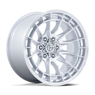 Fuel Off-Road | FC888 REVOLT 20x9.0 ET1 - HYPER SILVER W/ MACHINED FACE