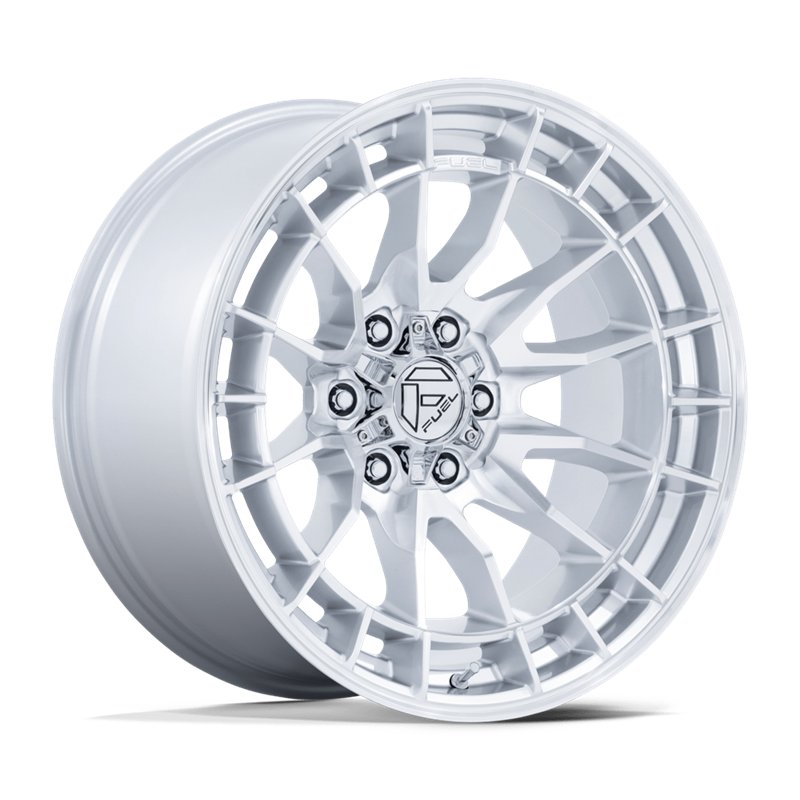 Fuel Off-Road | FC888 REVOLT 20x9.0 ET1 - HYPER SILVER W/ MACHINED FACE