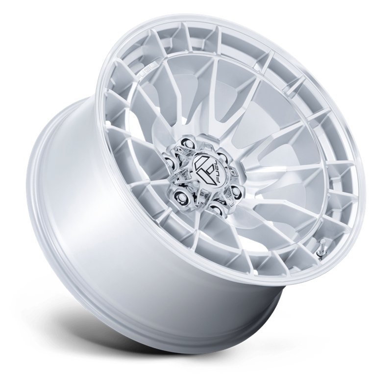 Fuel Off-Road | FC888 REVOLT 20x9.0 ET1 - HYPER SILVER W/ MACHINED FACE