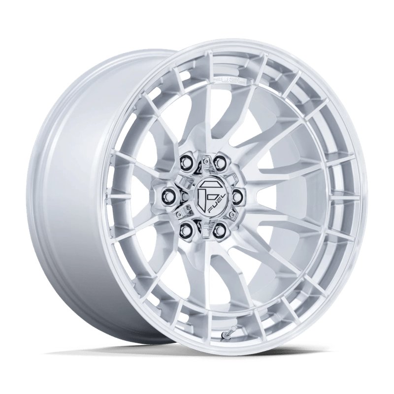 Fuel Off-Road | FC888 REVOLT 20x9.0 ET20 - HYPER SILVER W/ MACHINED FACE