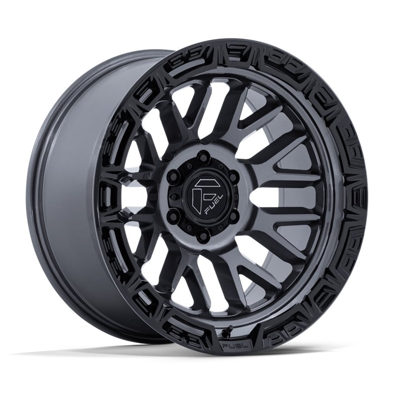 Fuel Off-Road | FC890 RAIL 17x9.0 ET1 - GLOSS GUNMETAL W/ GLOSS BLACK LIP