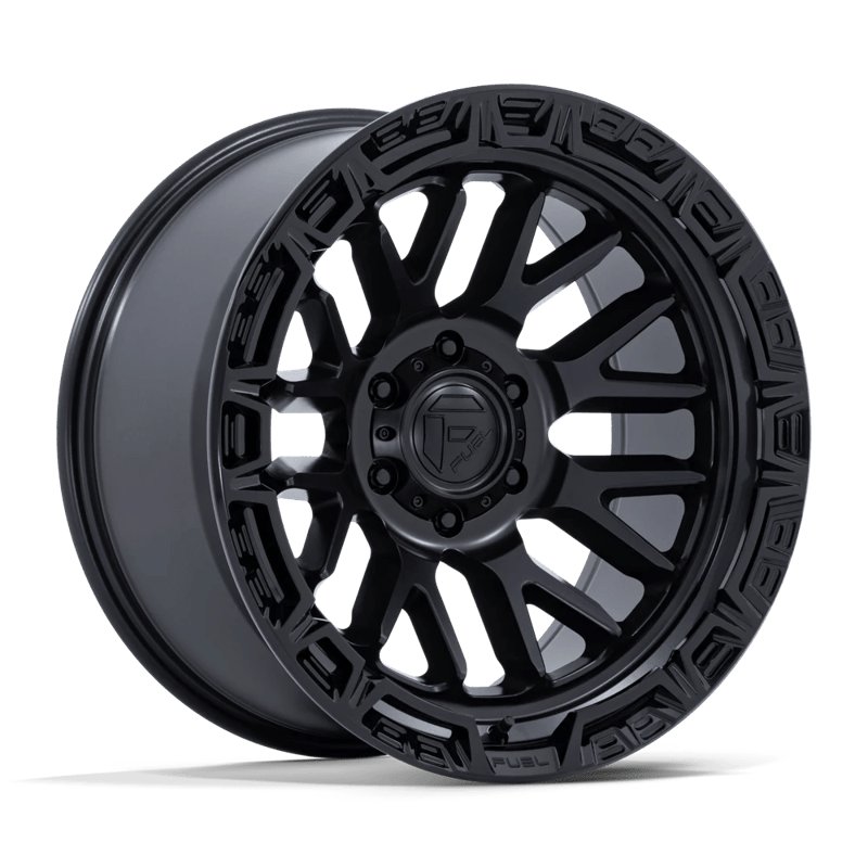 Fuel Off-Road | FC890 RAIL 20x10.0 ET-18 - MATTE BLACK W/ GLOSS BLACK LIP