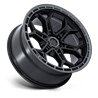 Fuel Off-Road | FC896 HEATHEN 20x9.0 ET1 - GLOSS BLACK W/ GUNMETAL LIP