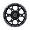 Fuel Off-Road | FC896 HEATHEN 20x9.0 ET1 - GLOSS BLACK W/ GUNMETAL LIP