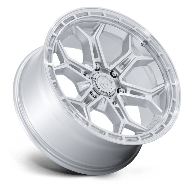 Fuel Off-Road | FC896 HEATHEN 20x9.0 ET20 - GLOSS SILVER W/ MACHINED FACE
