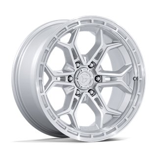 Fuel Off-Road | FC896 HEATHEN 20x9.0 ET1 - GLOSS SILVER W/ MACHINED FACE