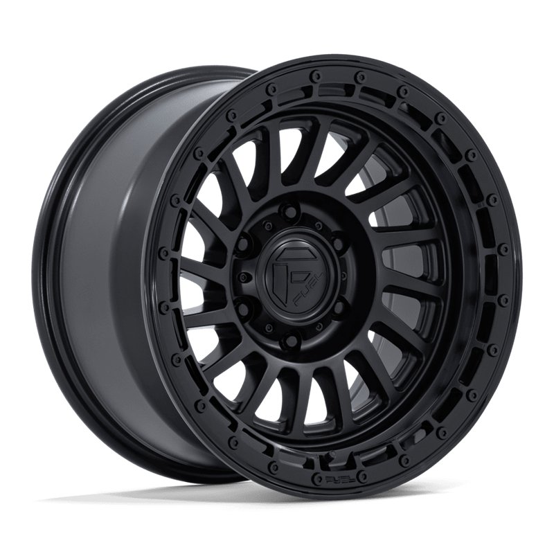 Fuel Off-Road | FC897 HAVOC 20x9.0 ET1 - MATTE BLACK W/ GLOSS BLACK LIP