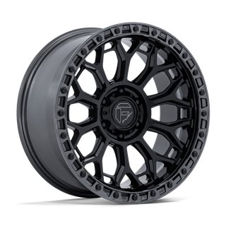 Fuel Off-Road | FC901 TALON 20x9.0 ET20 - GLOSS BLACK W/ GUNMETAL LIP