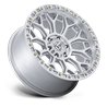 Fuel Off-Road | FC901 TALON 17x9.0 ET1 - GLOSS SILVER W/ MACHINED FACE