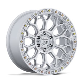 Fuel Off-Road | FC901 TALON 20x9.0 ET20 - GLOSS SILVER W/ MACHINED FACE