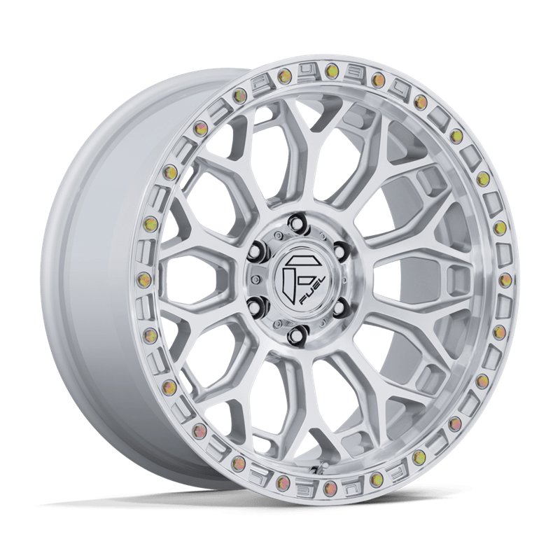 Fuel Off-Road | FC901 TALON 20x9.0 ET20 - GLOSS SILVER W/ MACHINED FACE