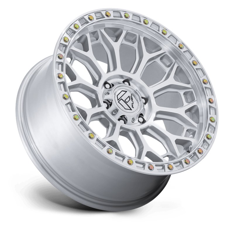 Fuel Off-Road | FC901 TALON 20x9.0 ET20 - GLOSS SILVER W/ MACHINED FACE