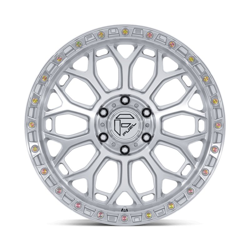 Fuel Off-Road | FC901 TALON 20x9.0 ET20 - GLOSS SILVER W/ MACHINED FACE