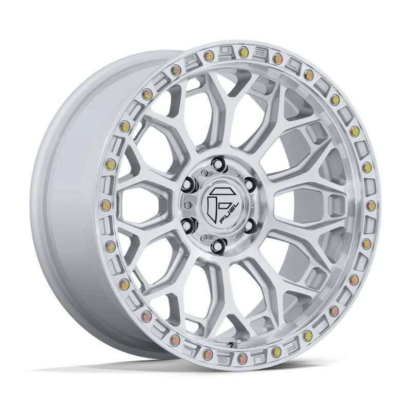 Fuel Off-Road | FC901 TALON 20x9.0 ET20 - GLOSS SILVER W/ MACHINED FACE