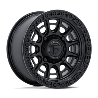 Fuel Off-Road | FV832 CYCLE UTV 15x7.0 ET10 - MATTE BLACK W/ GLOSS BLACK LIP