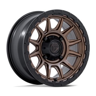 Fuel Off-Road | FV866 PISTON UTV 15x7.0 ET10 - MATTE BRONZE W/ MATTE BLACK LIP