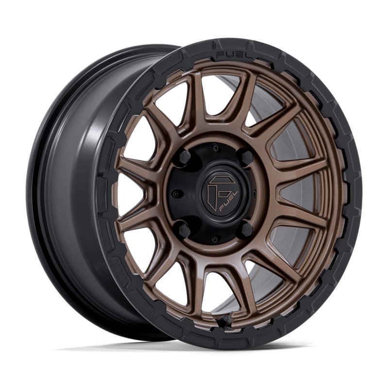 Fuel Off-Road | FV866 PISTON UTV 15x7.0 ET10 - MATTE BRONZE W/ MATTE BLACK LIP