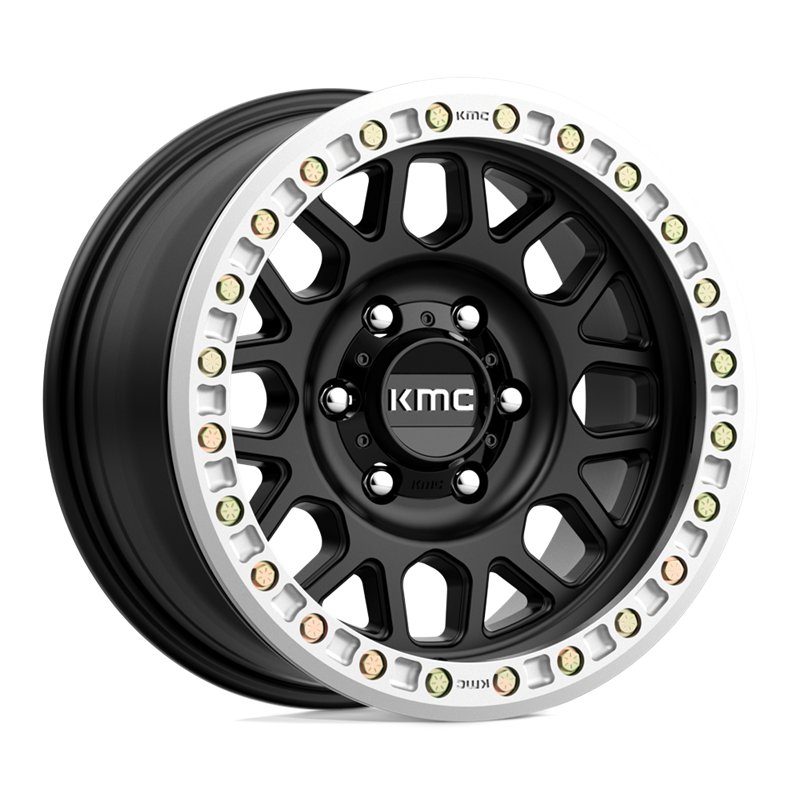 KMC | KM234 GRENADE DESERT BEADLOCK 17x8.5 ET0 - SATIN BLACK