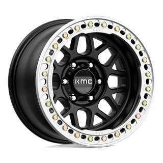 KMC | KM235 GRENADE CRAWL BEADLOCK 17x9.0 ET-38 - SATIN BLACK