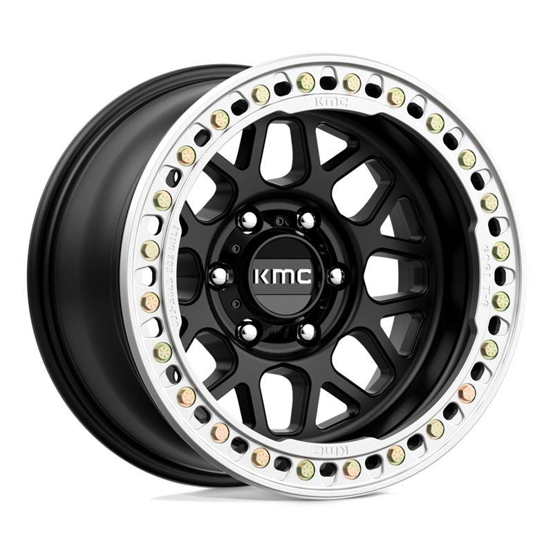 KMC | KM235 GRENADE CRAWL BEADLOCK 17x9.0 ET-38 - SATIN BLACK