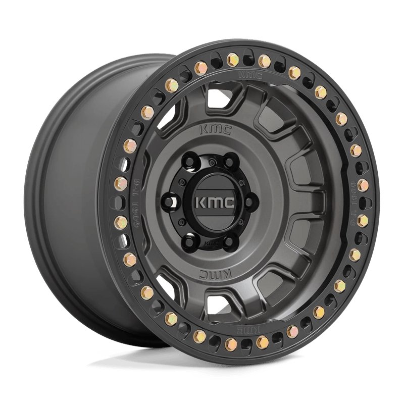 KMC | KM236 TANK BEADLOCK 17x9.0 ET-38 - ANTHRACITE