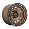 KMC | KM236 TANK BEADLOCK 17x9.0 ET-38 - MATTE BRONZE