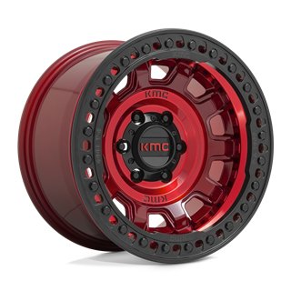 KMC | KM236 TANK BEADLOCK 17x9.0 ET-38 - CANDY RED