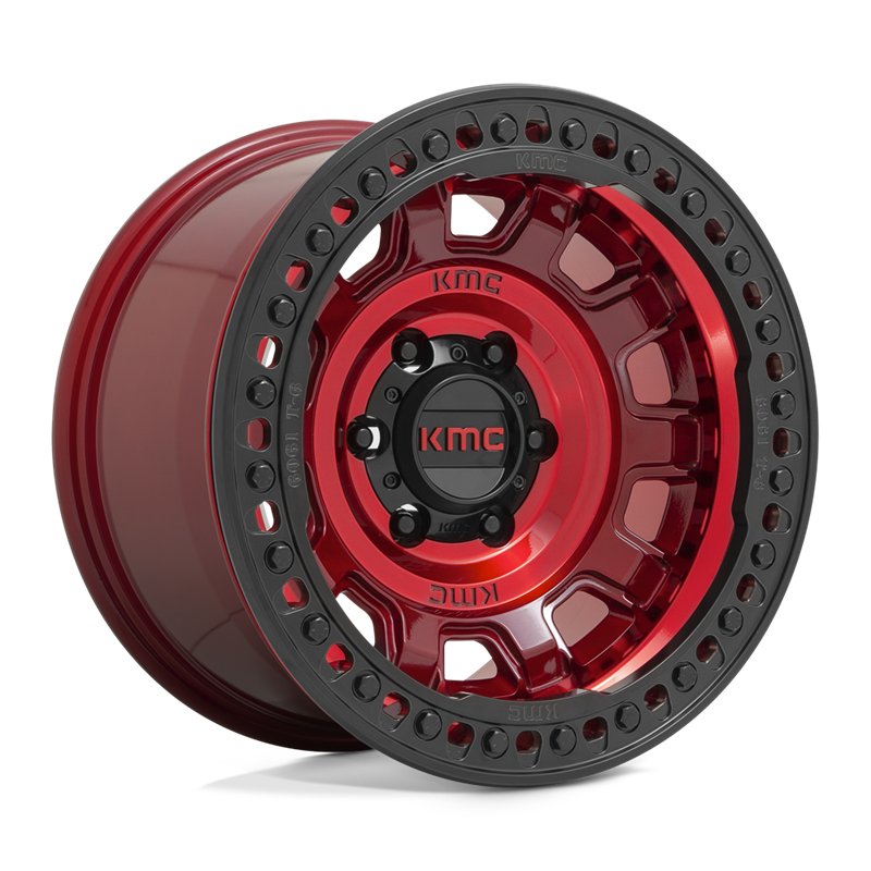 KMC | KM236 TANK BEADLOCK 17x9.0 ET-38 - CANDY RED
