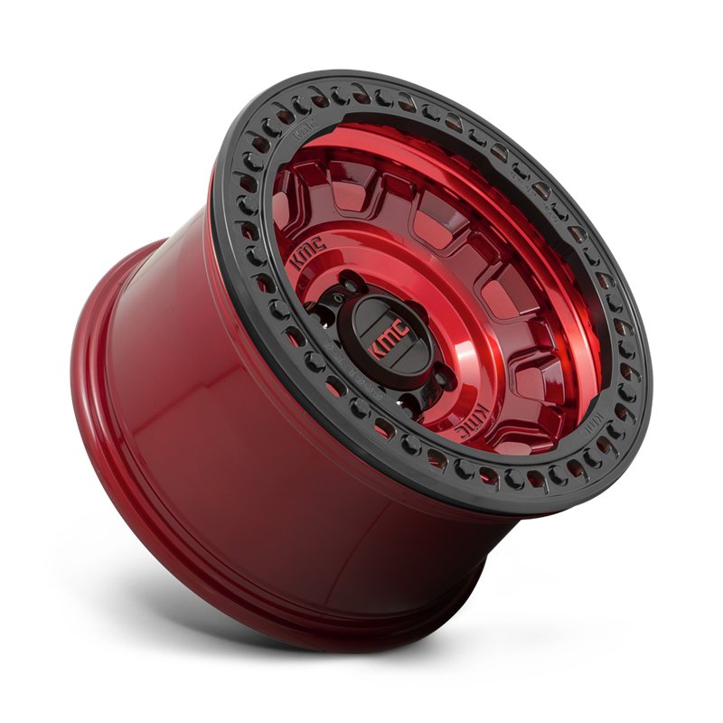 KMC | KM236 TANK BEADLOCK 17x9.0 ET-38 - CANDY RED