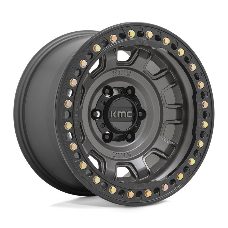 KMC | KM236 TANK BEADLOCK 17x9.0 ET-38 - ANTHRACITE