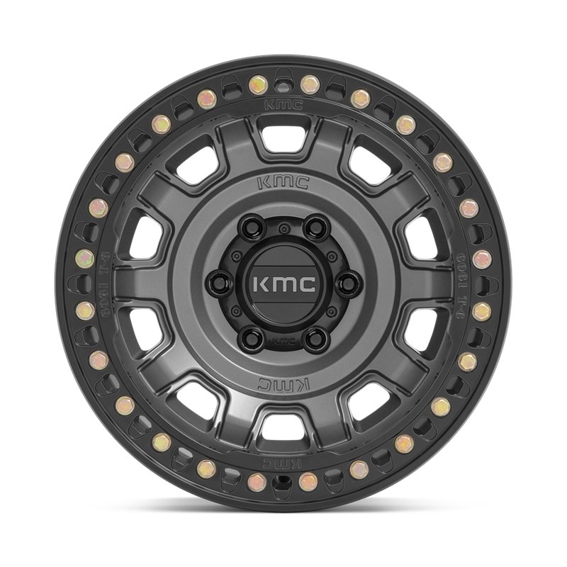KMC | KM236 TANK BEADLOCK 17x9.0 ET-38 - ANTHRACITE