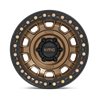 KMC | KM236 TANK BEADLOCK 17x9.0 ET-38 - MATTE BRONZE