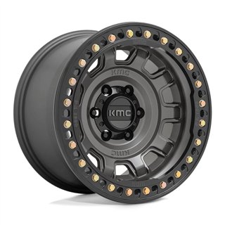 KMC | KM236 TANK BEADLOCK 17x9.0 ET-38 - ANTHRACITE