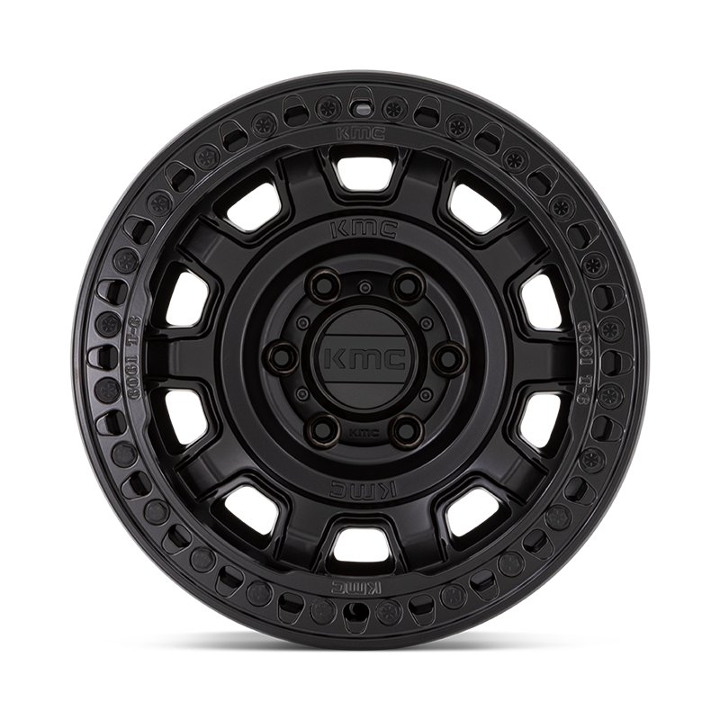 KMC | KM236 TANK BEADLOCK 17x9.0 ET-38 - SATIN BLACK
