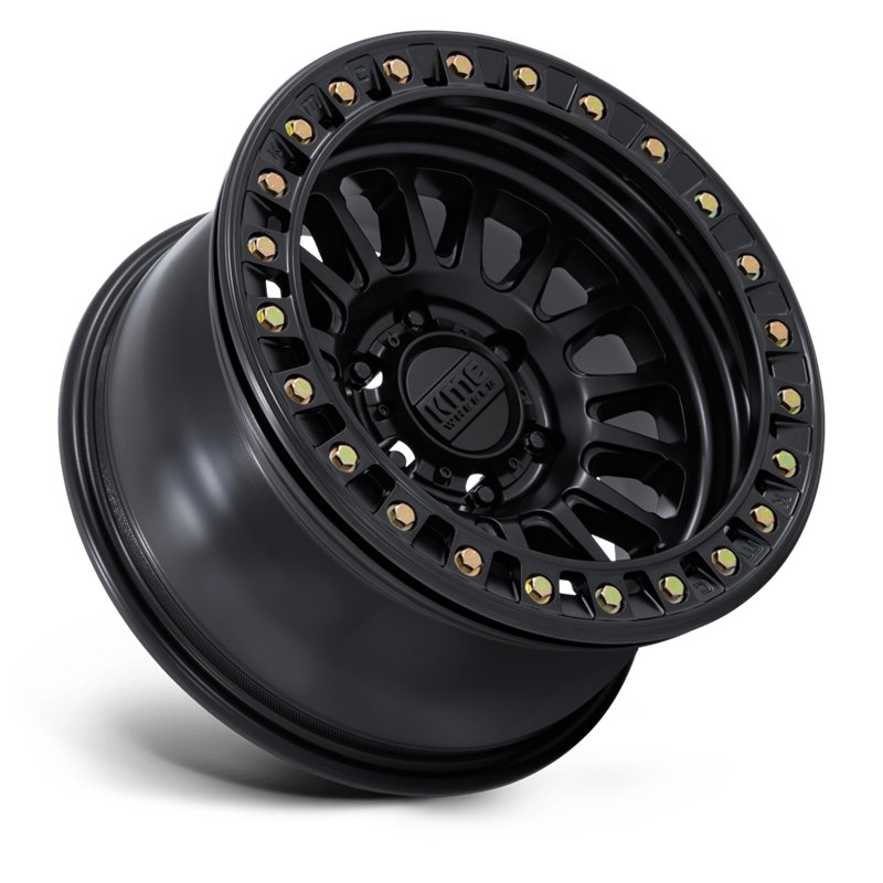 KMC | KM239 IMPACT BEADLOCK 17x9.0 ET1 - MATTE BLACK