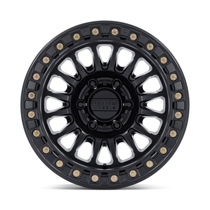 KMC | KM239 IMPACT BEADLOCK 17x9.0 ET1 - MATTE BLACK