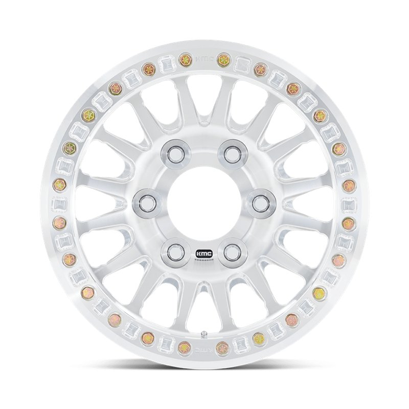 KMC | KM445 IMPACT FORGED BEADLOCK 17x9.0 ET-12 - RAW MACHINED