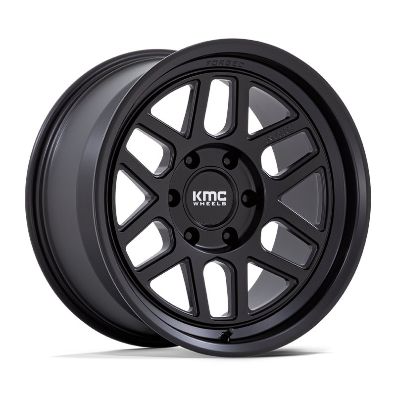 KMC | KM446 MESA FORGED MONOBLOCK 18x9.0 ET-12 - SATIN BLACK