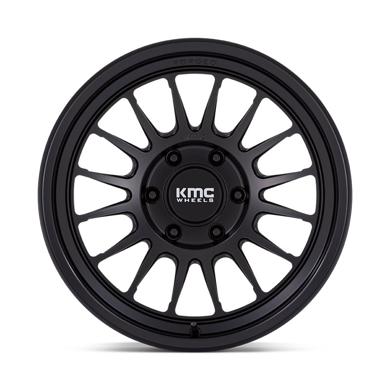 KMC | KM447 IMPACT FORGED MONOBLOCK 17x8.5 ET0 - SATIN BLACK