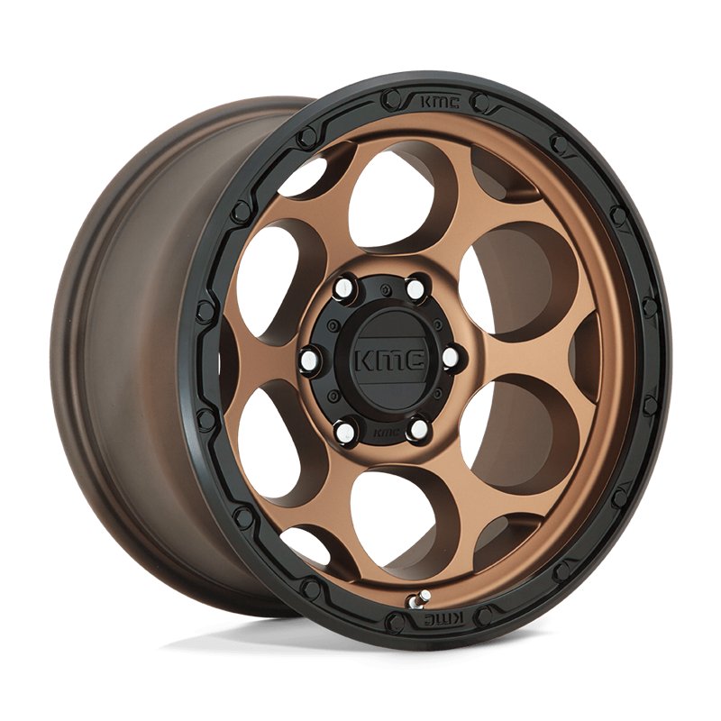 KMC | KM541 DIRTY HARRY 17x8.5 ET0 - MATTE BRONZE W/ BLACK LIP