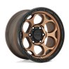 KMC | KM541 DIRTY HARRY 17x9.0 ET-12 - MATTE BRONZE W/ BLACK LIP