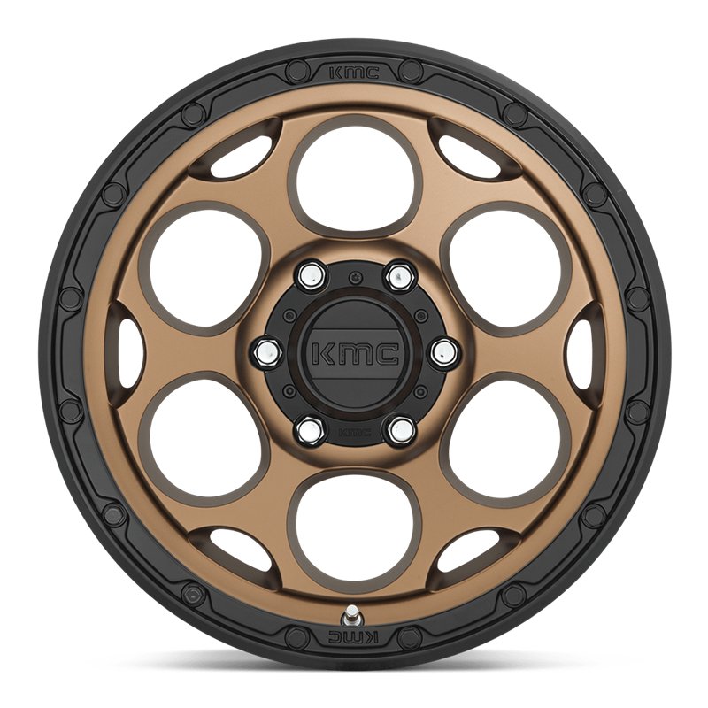 KMC | KM541 DIRTY HARRY 17x9.0 ET-12 - MATTE BRONZE W/ BLACK LIP