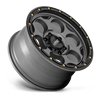 KMC | KM541 DIRTY HARRY 17x9.0 ET-12 - SATIN GRAY W/ BLACK LIP